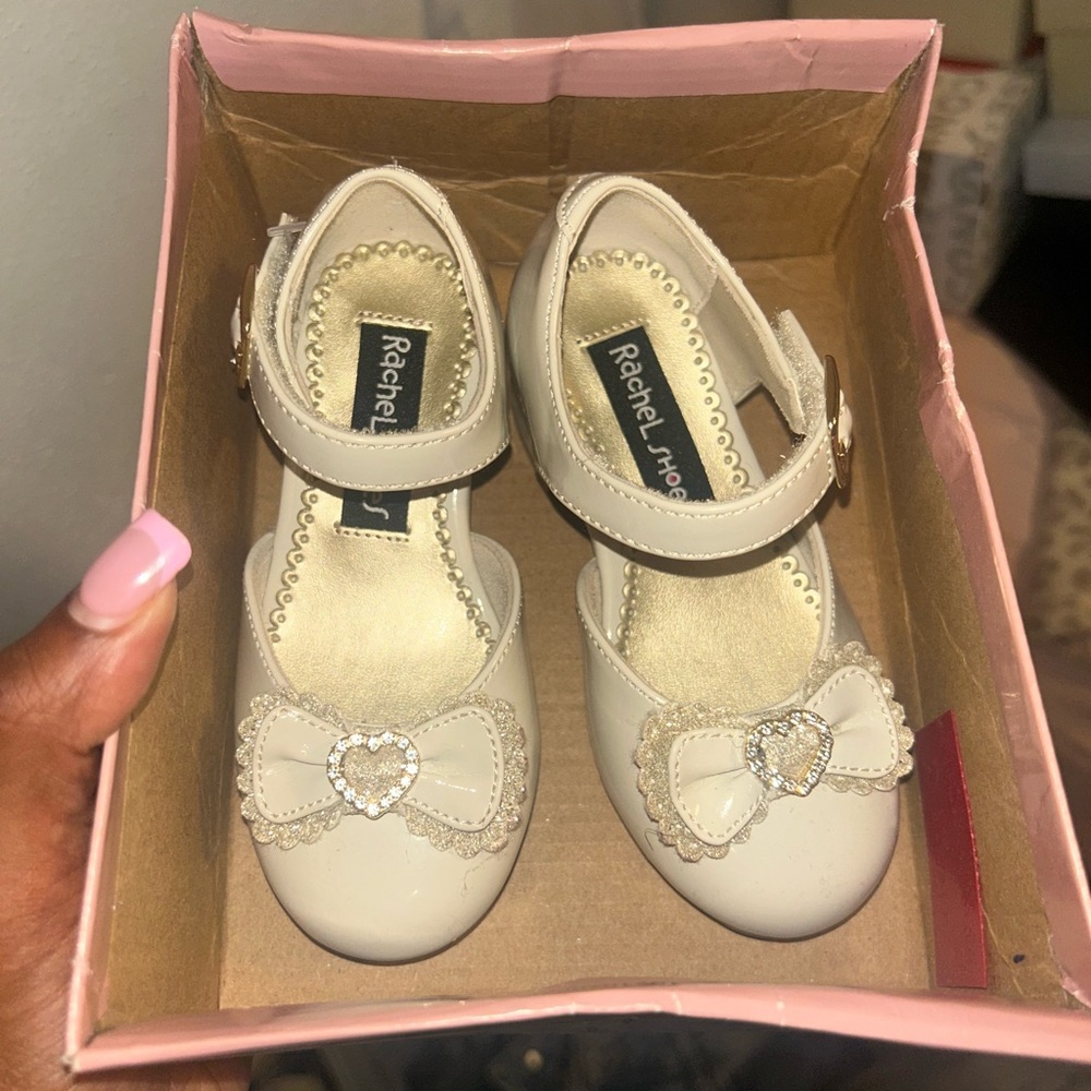 Lil Jolena Bone Patent Sandals